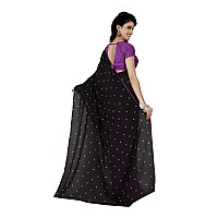 Kashvi sarees Georgette with Blouse Piece Saree (1262_4_Multicoloured_one Size)