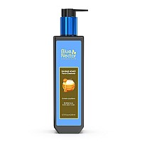 Blue Nectar Ayurvedic Tan Removal Face Wash for Glowing Skin | Honey Aloe Vera Detan Face Wash for Dry Skin, Oily Skin and Combination Skin | With Natural Vitamin E (8 Herbs, 200ml)