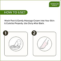 Vaadi Herbals Foot Cream, Clove and Sandal Oil, 150g