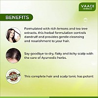 Vaadi Herbals Lemon Dandruff Defense Shampoo, 350ml (Pack of 3)