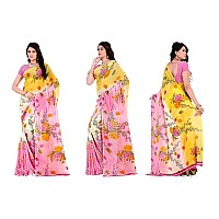 Anand Sarees Georgette Blend Ready to wear Saree Pack of 2 Combo12871301MultiOne Size