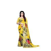 Kashvi sarees Georgette with Blouse Piece Saree 1339Multicolouredone Size