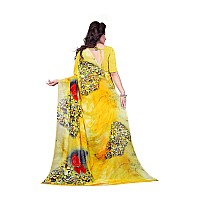 Kashvi sarees Georgette with Blouse Piece Saree 1339Multicolouredone Size