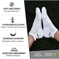 Heelium Bamboo Socks For Women Ankle Length Antiodour Breathable Padded Base Antibacterial Softer Than Cotton Made In Indi