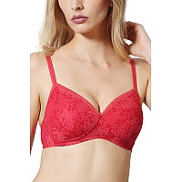 Van Heusen Women Bra Cotton Easy Set Lycra Breathable Perforated Cups Wireless Padded Full Coverage11003Csb0430B