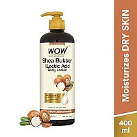 WOW Shea Butter & Cocoa Butter Moisturizing Body Lotion - Deep Hydration - No Mineral Oil, Parabens, Silicones, Color & PG - 300mL