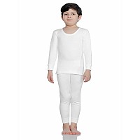 Bodycare Insider Kids Thermal Regular Fit Top Bottom Set Off White 45 Years