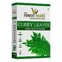 The Forest Herbs Natural Care From Nature 100% Curry Leaves Powder 200Gms (Sun Dried & Stemless) for Strong and Shiny Hair Growth