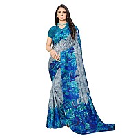 Vimla Womens Mysore Art Silk Saree with Blouse Piece (22150022, Multicolored)