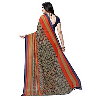 Kashvi sarees Georgette with Blouse Piece Saree (1499_Multicoloured_One Size)