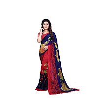 Kashvi sarees Womens Georgette Saree With Blouse Piece Pack Of 2 Combo110841336MultiOne Size