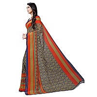 Anand Sarees Women georgette blend Saree(1499_Blue_one size)