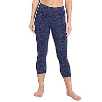 Jockey Womens Slim Fit Cotton Capri 1391Imperial Blue Marlsmallblues