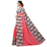 Kashvi sarees Womens Georgette Saree With Blouse Piece (1515_Multicoloured_One Size_Multicolour)