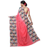 Kashvi sarees Womens Georgette Saree With Blouse Piece (1515_Multicoloured_One Size_Multicolour)