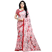 Kashvi sarees Georgette with Blouse Piece Saree (1552_Multicoloured_One Size)