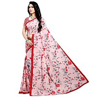 Kashvi sarees Georgette with Blouse Piece Saree (1552_Multicoloured_One Size)