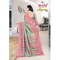 Vimla Womens Synthetic Silk Saree (Angoori-Single_Grey)