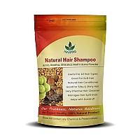 Havintha Natural Hair Shampoo With Herbal Amla Reetha Shikakai And Methi Dana Powder For Men & Women, Totally Organic | Paraben And Sulphate Free Shampoo - 227gm (Pack of 1)