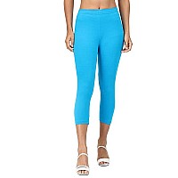 Robinbosky Premium Cotton Lycra Stretchable Capris Leggings Mbluedanube