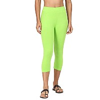 Robinbosky Premium Cotton Lycra Stretchable Capris Leggings Sgreenflash