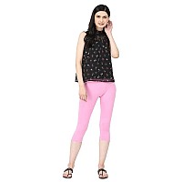 Robinbosky Premium Cotton Lycra Stretchable Capris Leggings Spinklady