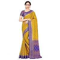 Mimosa Womens Patola Art Silk Saree (4573-2528-2D-Gd-Rb_Mustard)