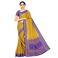 Mimosa Womens Patola Art Silk Saree (4573-2528-2D-Gd-Rb_Mustard)