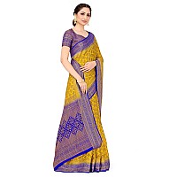 Mimosa Womens Patola Art Silk Saree (4573-2528-2D-Gd-Rb_Mustard)