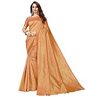 Glory Sarees Womens Kanchipuram Silk Saree With Blouse Piece (kara102copper_Brown)