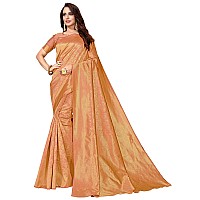 Glory Sarees Womens Kanchipuram Silk Saree With Blouse Piece (kara102copper_Brown)