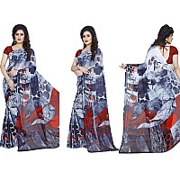 Anand Sarees Georgette with Blouse Piece Saree (P2_1152_2_1370_Multicoloured_One Size)