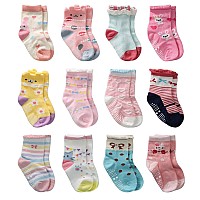 Trendy Dukaan Baby Boys Baby Girls Cotton Socks 107Agripsocksmulticolored