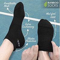 Heelium Bamboo Socks For Men Ankle Length Antiodour Breathable Padded Base Antibacterial Softer Than Cotton Made In India