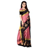 Dhruvi Trendz Womens Banarasi Cotton Silk Saree With UnStitched Blouse DtS152PurpleFree SizePurple