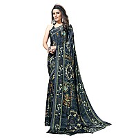 Jaanvi fashion Womens Crepe Silk Printed Saree With Blouse(ethnic-angle-8503-a,Grey)