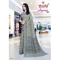 Vimla Womens Multi Crepe Silk Uniform Saree with Blouse (Multi_ 1319_AC)