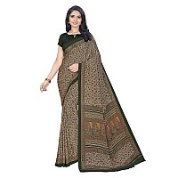 Vimla Womens Multi Crepe Silk Uniform Saree with Blouse (Multi_ 1322_AC)