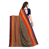 Anand Sarees Georgette with Blouse Piece Saree (1499_1_Blue_Free)