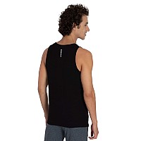 Damensch Mens Neoskin Antimicrobial Slub Vest Antiodorbamboo Rayon Fabric Round Neck Pack Of 2 Natural Black Xlarge