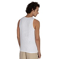 Damensch Mens Neoskin Antimicrobial Slub Vest Antiodorbamboo Rayon Fabric Round Neck Pack Of 2 Bright White Xxlarge