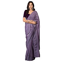 Florely Womens Pure Georgette sequence saree with unstiched blouse piece(Free size) (OnionVelvet)