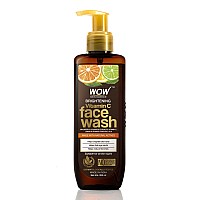 WOW Skin Science Brightening Vitamin C Face Wash | For Oily & Dry Skin | Bright, Glowing Skin | Refreshing | For Women & Men | Paraben & Sulphates Free | 200 ml