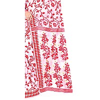 Aishwarya Sarees Womens Soft Dhakai Jamdani Saree In White And Red Colour With All Over Woven Work And With Blouse Piece.