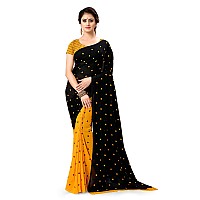 Kashvi Sarees Womens Georgette Saree (Kashvi1262_5_Yellow)