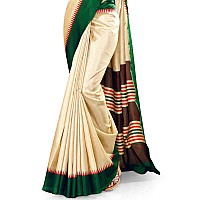 Uniform Sarees Corp Womens Woven Polyester Saree With Blouse Piece (1069_21_Green)