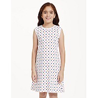 Amazon Brand Jam Honey Girls Dress 100 Cotton Printed Sleeveless Full Sleeves Knee Length Dresses For Girls