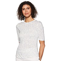 Marks & Spencer Womens Regular Blouse (T417778WHITE White Mix 10)