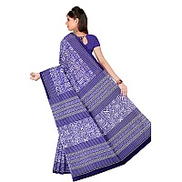 TAMAIRA FASHION Womens Plain Cotton Saree (2203_Purple, Purple)