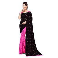 Kashvi Sarees Georgette Blend Ready to wear Saree (AS_1262_1_Pink_One Size)